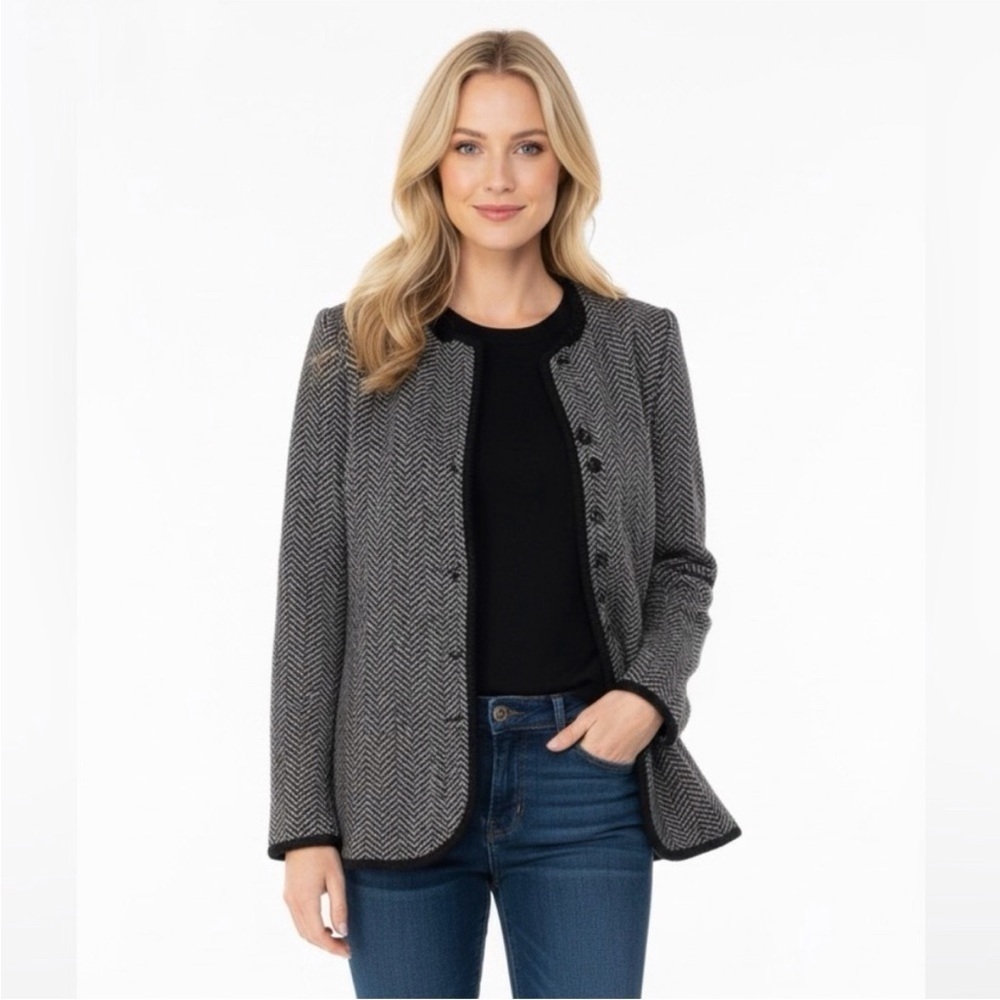 TALBOTS merino wool knit cardigan size small